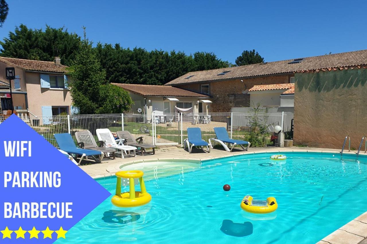 Bel Appartement T2 Climatise Avec Piscine Poitiers-Futuroscope-Creps De Poitiers Vouneuil-sous-Biard エクステリア 写真